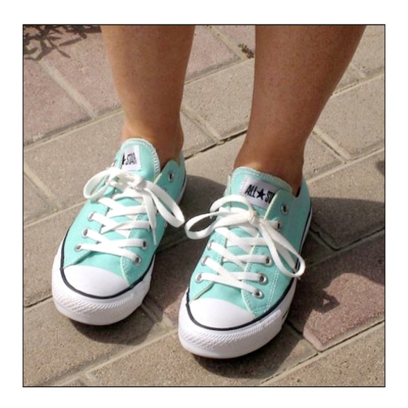 Converse Shoes - Mint (Beach Glass) Converse All Star Low Sneakers
